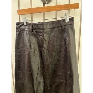 Urban Revivo Faux Leather Skirt